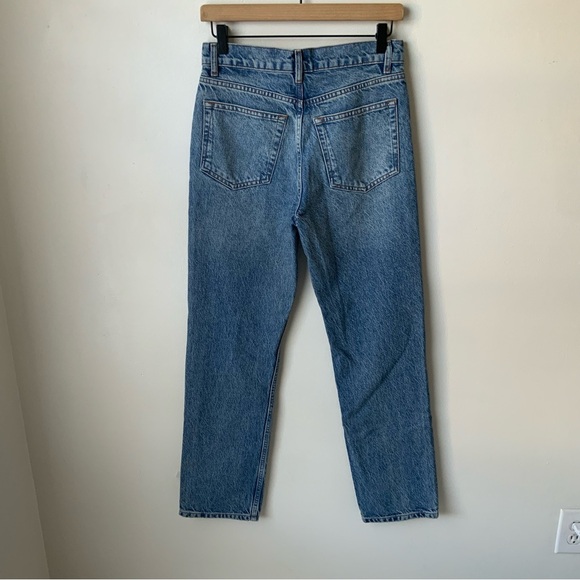 NWT REFORMATION Jeans Cynthia High Rise Straight Blue Size 26 - Picture 4 of 14